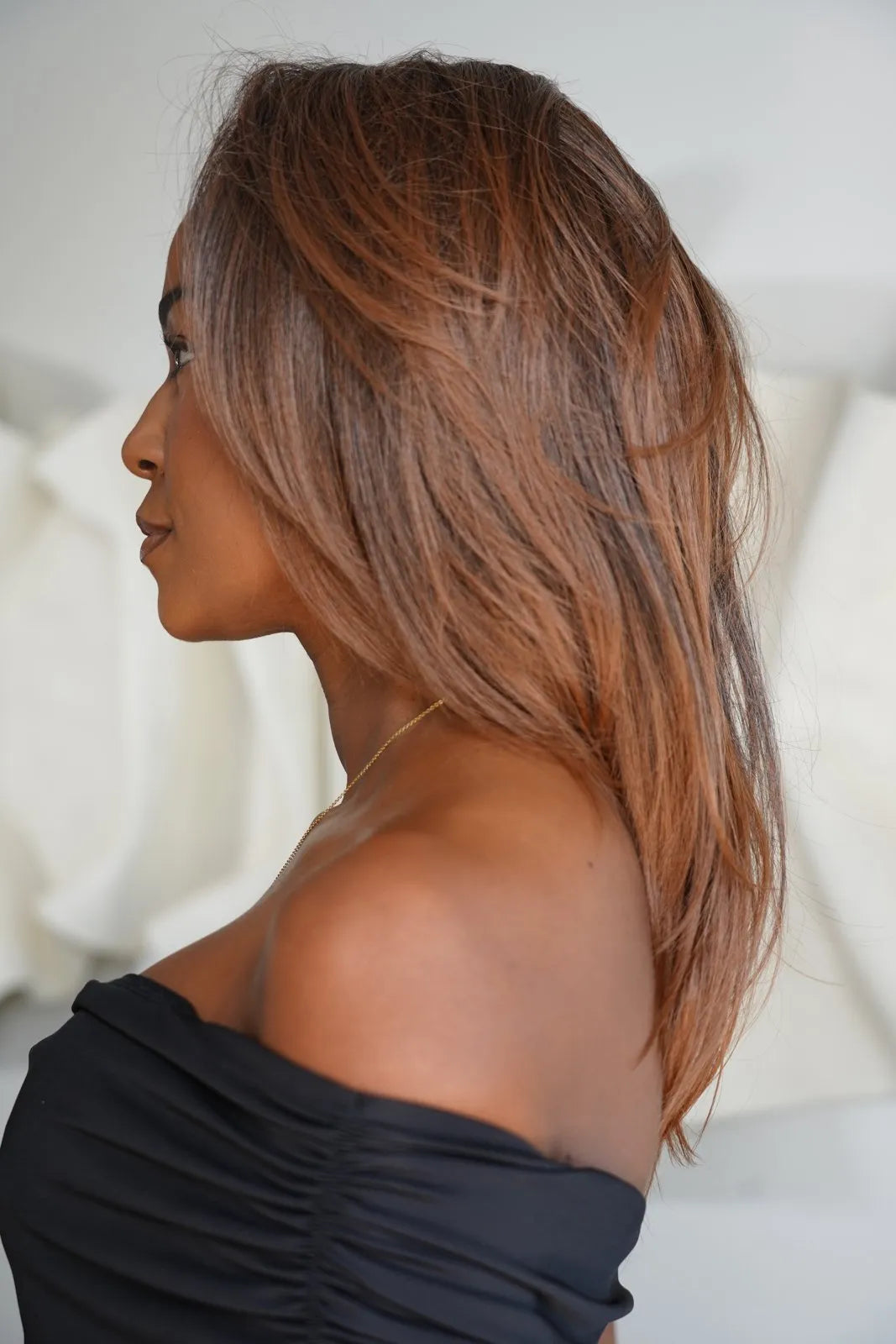 Lace Front 13x2 Nicole cor T1B/30 - Coleção Gênesis