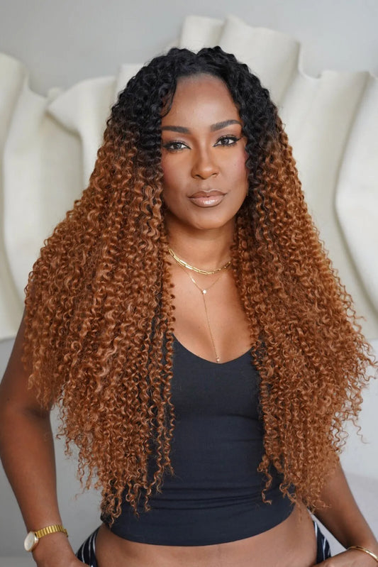Lace front Bio Curly cor TT1B/C30
