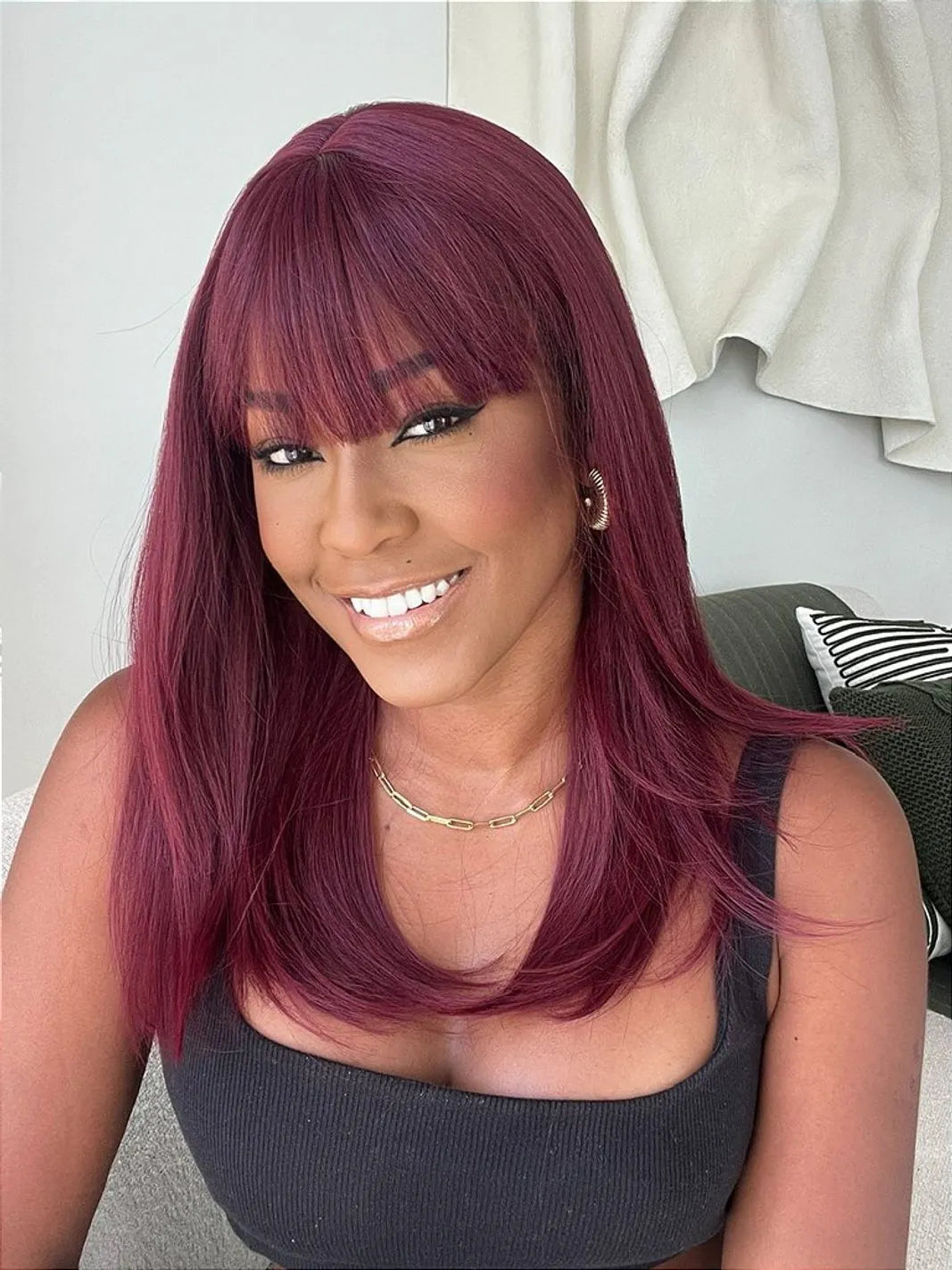 Wig Isa cor REDWINE