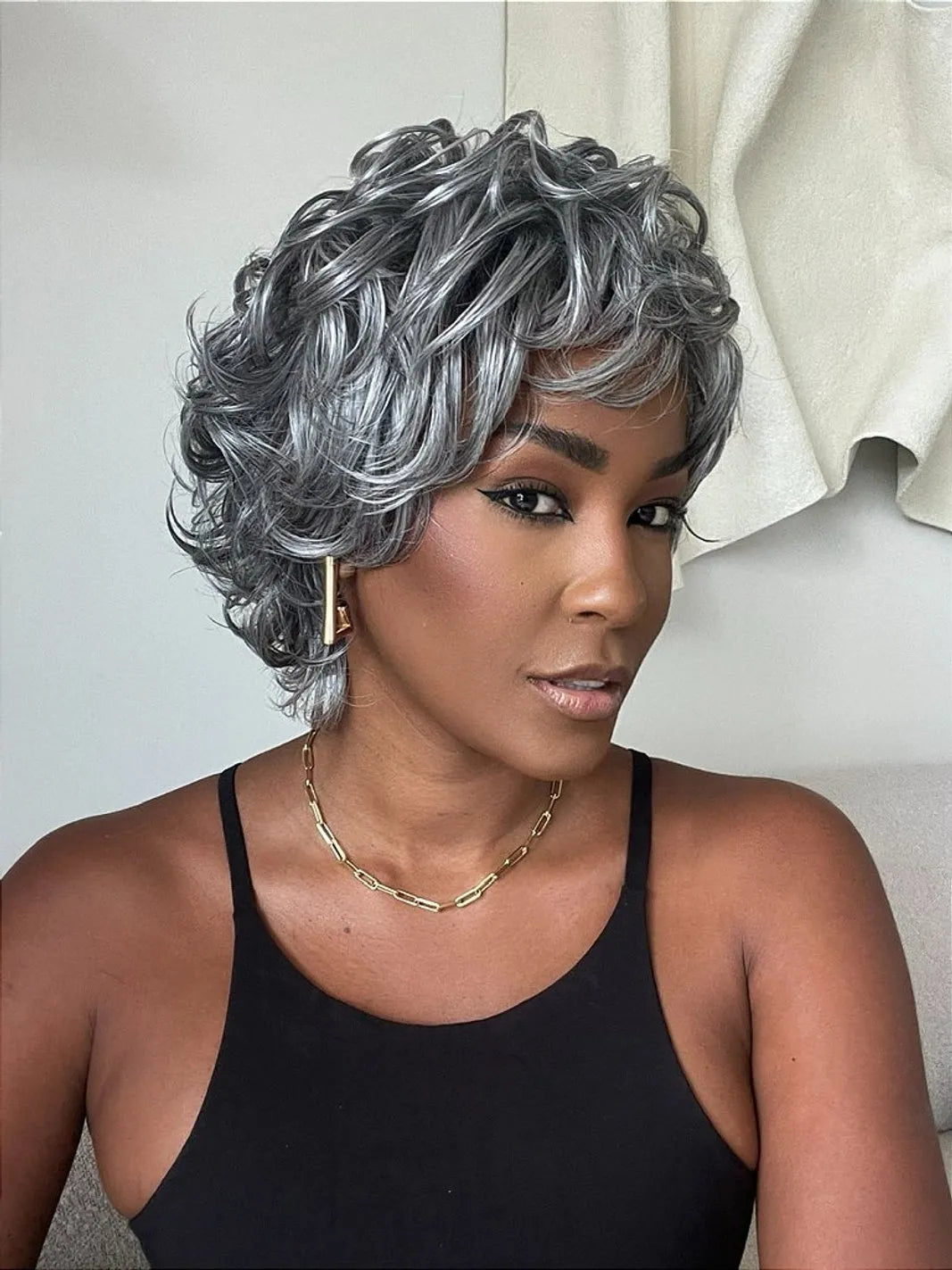 Wig Grisalha Aspen