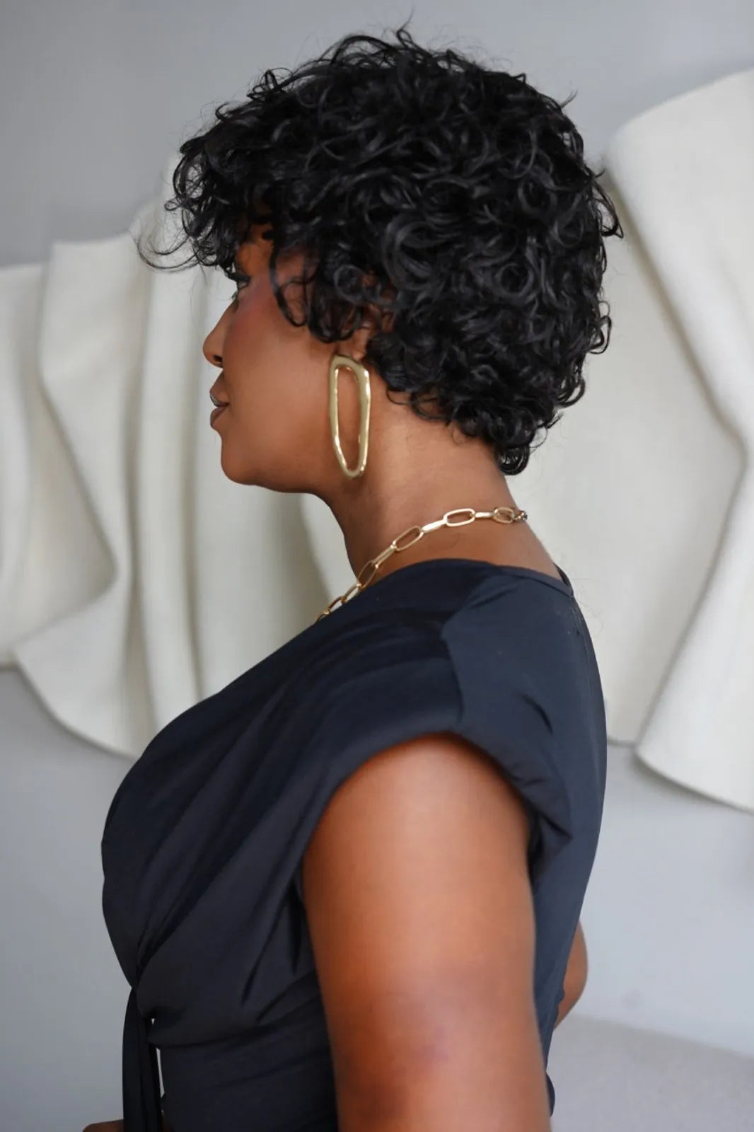 Lace front Bio fibra Alexis SL018 cor 1B