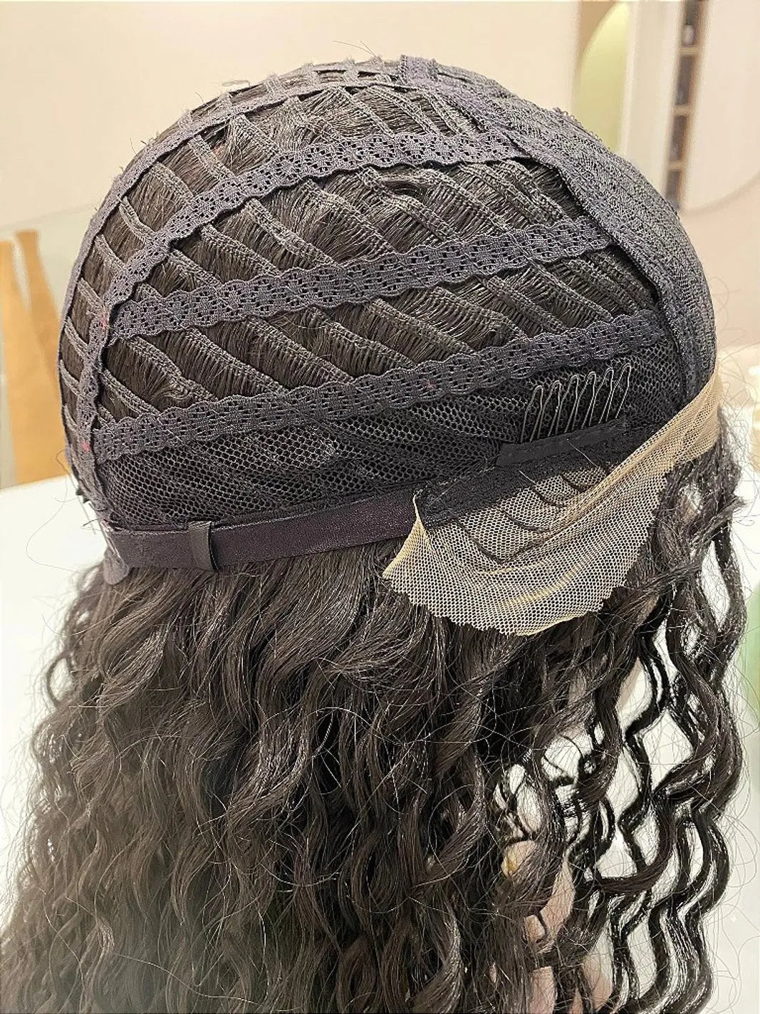 Lace front Super Curl cor 1b
