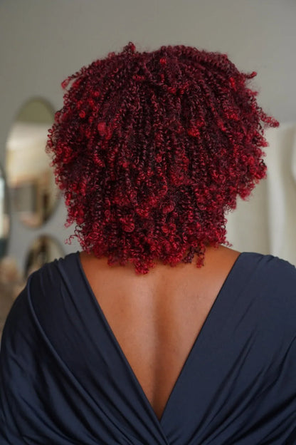 Wig Afro Reta cor Cardinal - JANET COLLECTION