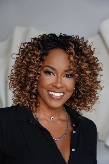 Wig Natural Peyton color DR2/CINSWRL - JANET COLLECTION