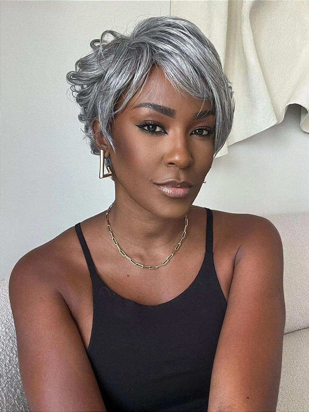Wig Grisalha Alexa
