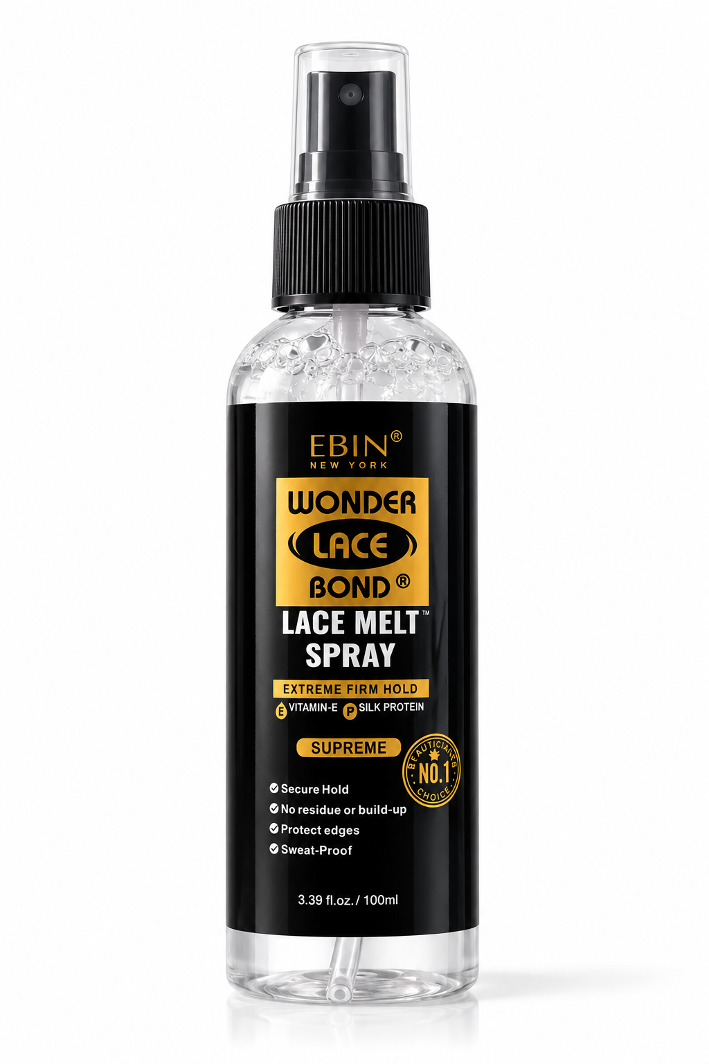 EBIN Wonder Lace Bond Lace Melt Spray Supreme 100ml – Fixador para Lace Extreme Firm Hold