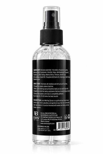 EBIN Wonder Lace Bond Lace Melt Spray Supreme 100ml – Fixador para Lace Extreme Firm Hold