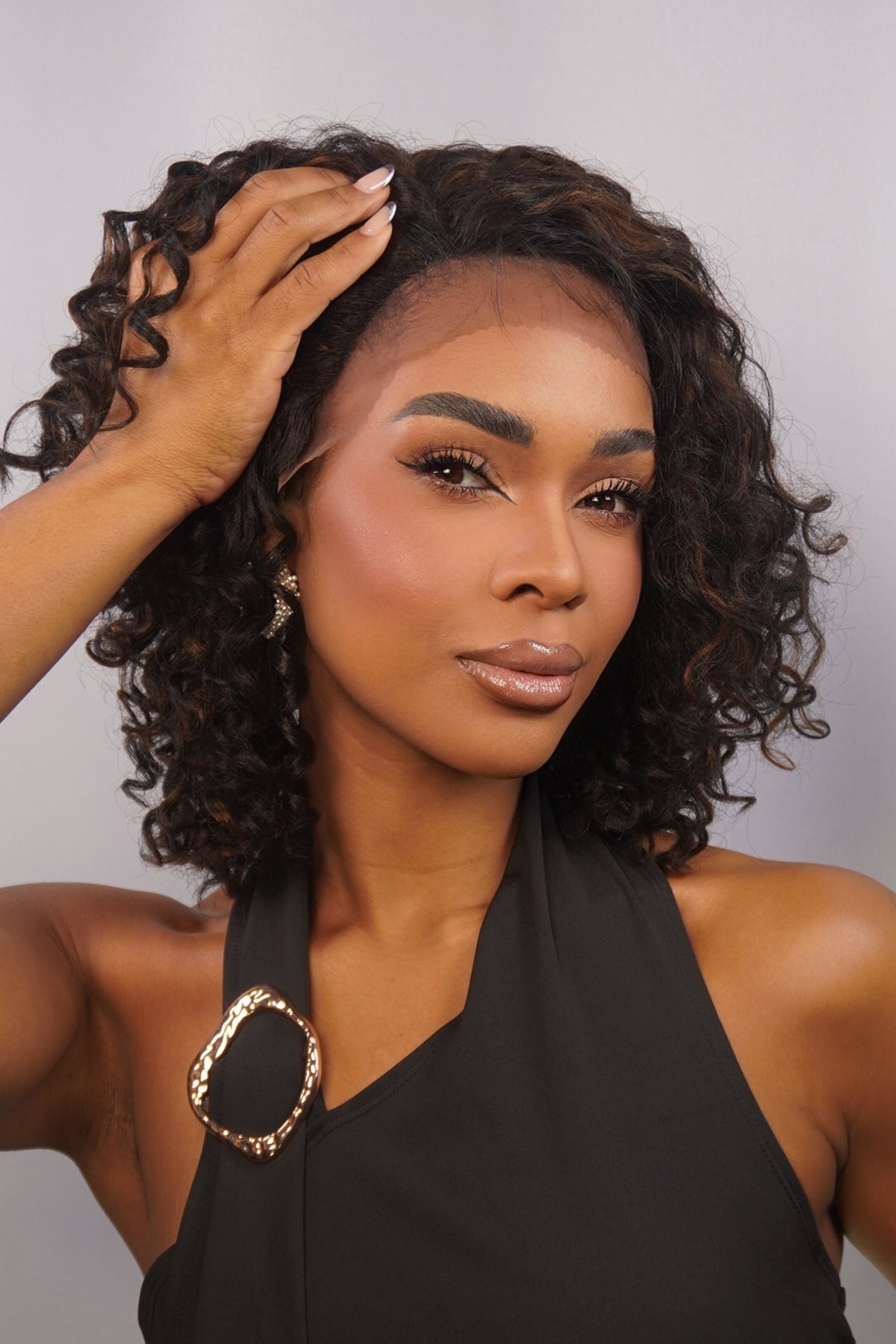 Lace front Bio Fibra Rapunzel Cor 1B/C30