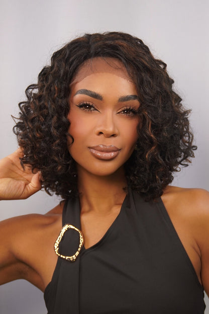 Lace front Bio Fibra Rapunzel Cor 1B/C30