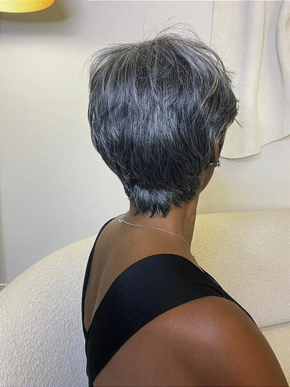 Wig Orgânica Daniela 60A - Grisalha
