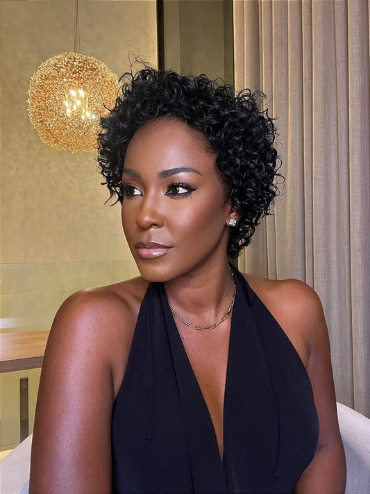 Wig Humana Viola Davis cor 1b (Violeta)