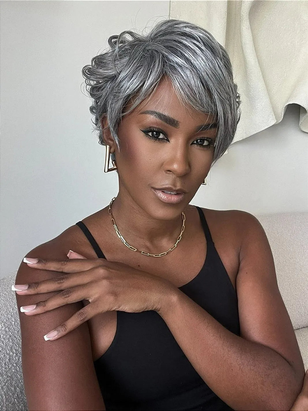 Wig Grisalha Alexa