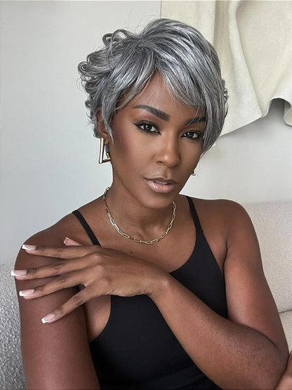 Wig Grisalha Alexa