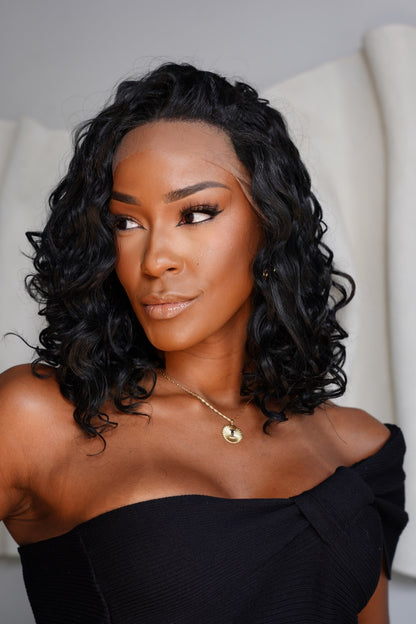 Lace Front 13x 3 Bio Fibra Camellia cor 1b
