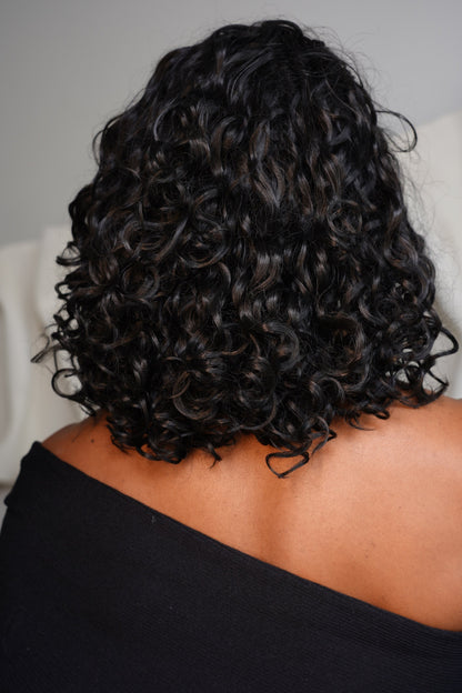 Lace Front 13x 3 Bio Fibra Camellia cor 1b