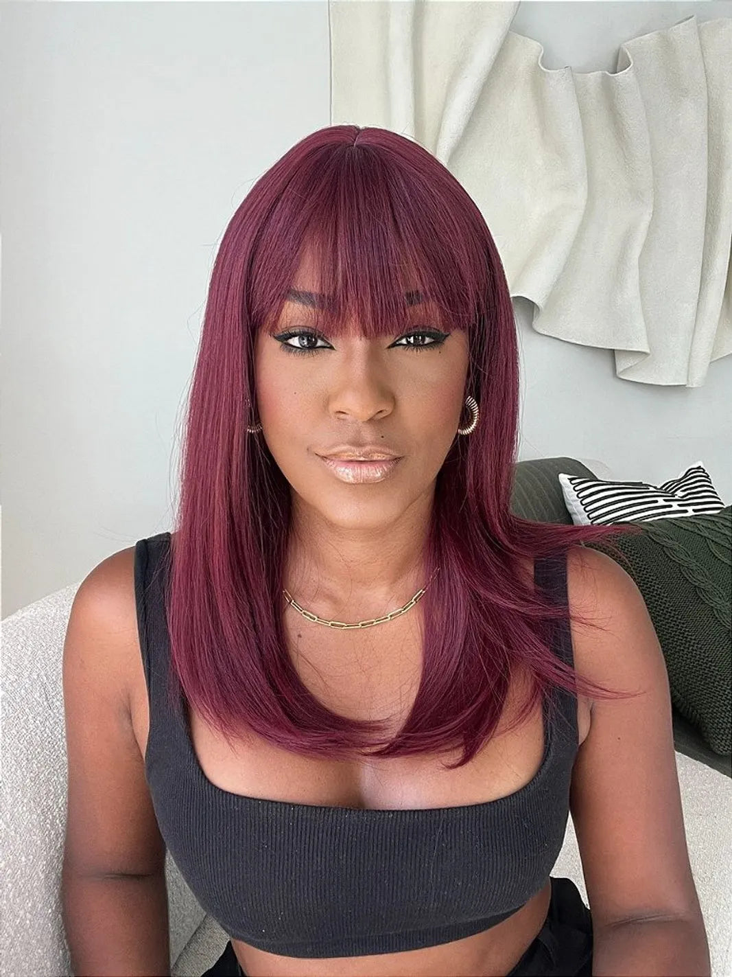 Wig Isa cor REDWINE
