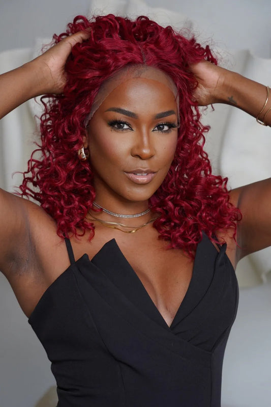 Lace Front Sella cor Dark Red