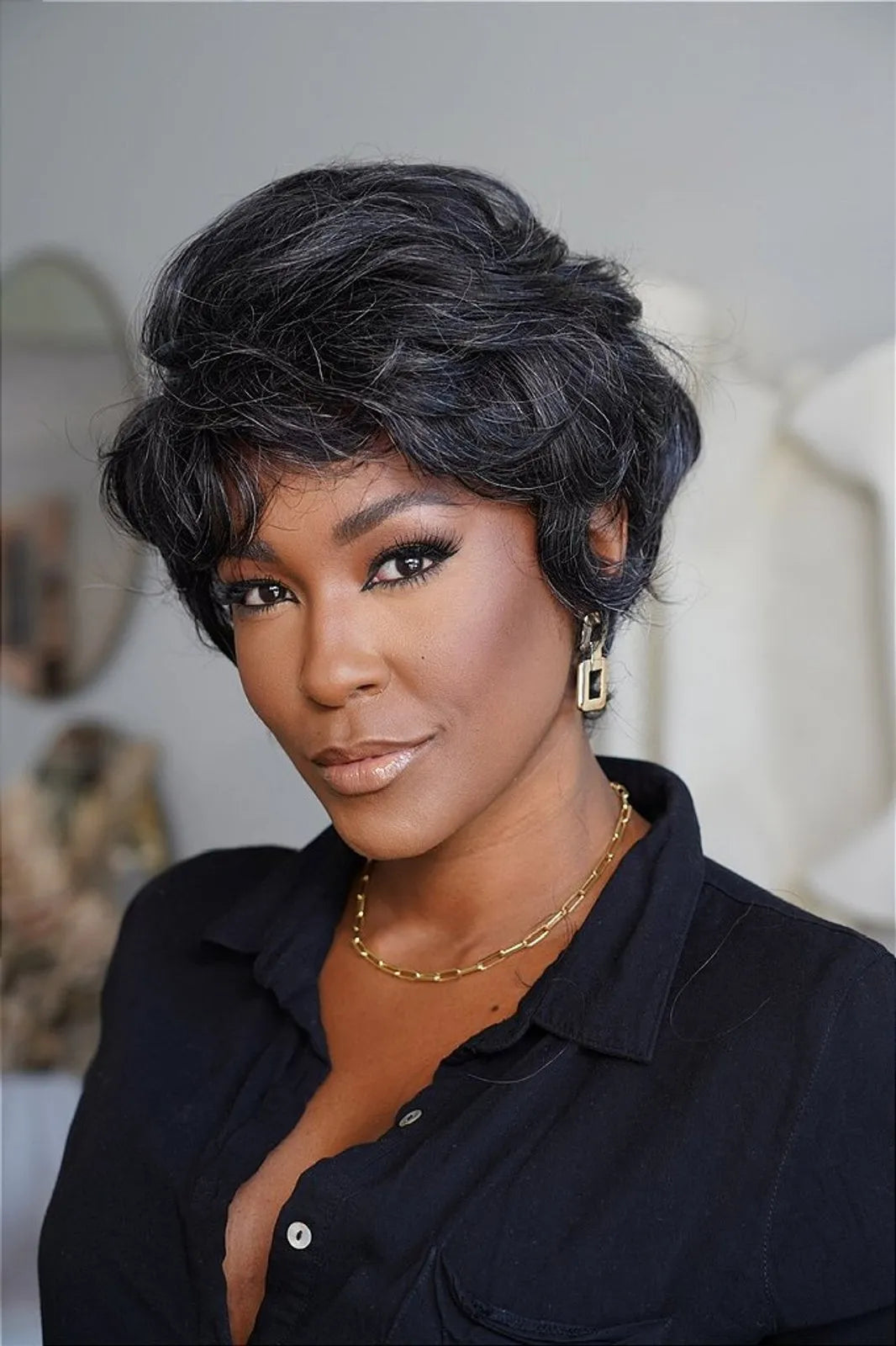 Wig Humana Iris cor 280