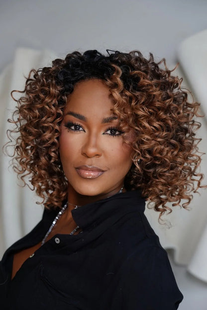 Wig Natural Peyton color DR2/CINSWRL - JANET COLLECTION