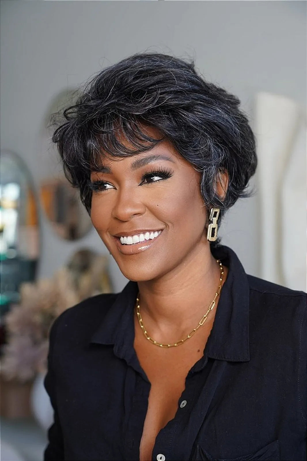 Wig Humana Iris cor 280