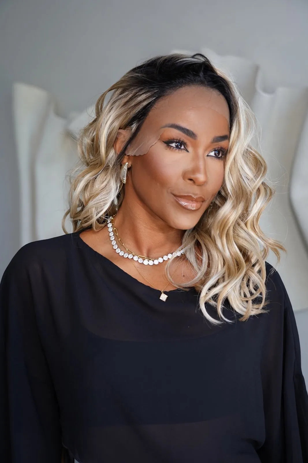 Lace Front Nely cor 613