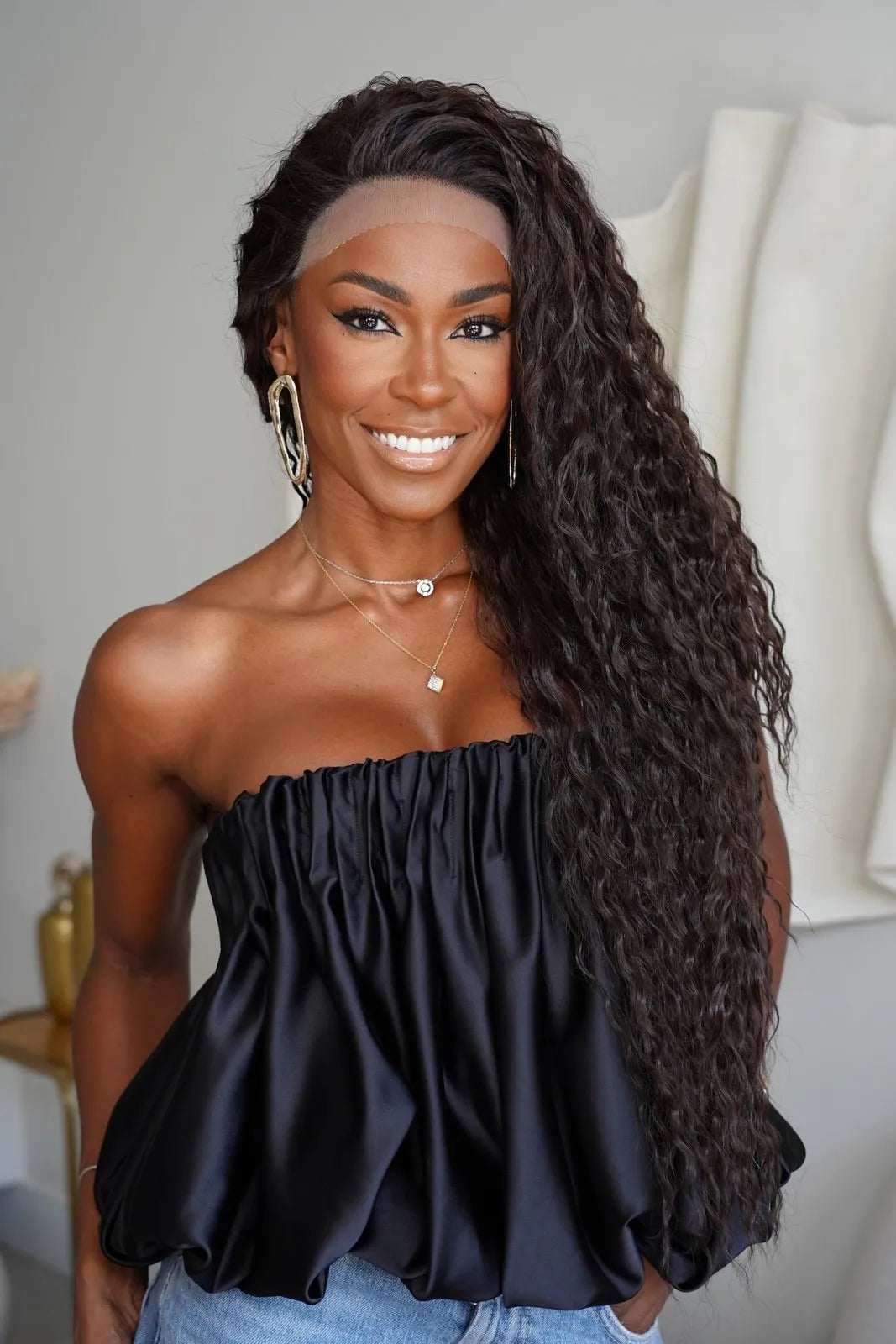Lace Front Bio Fibra Ella (Kama) color 4