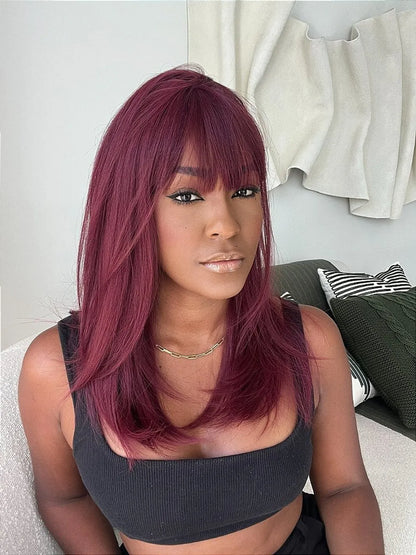 Wig Isa cor REDWINE