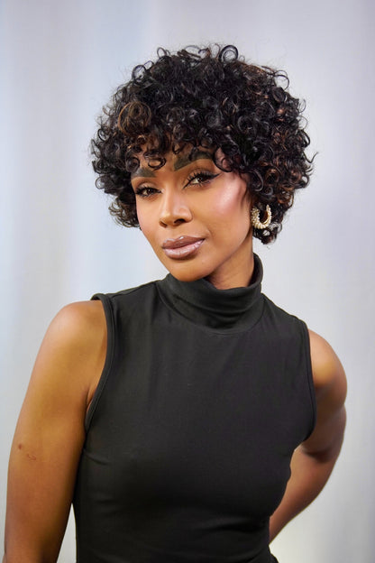Wig Humana Luana cor 1B/30