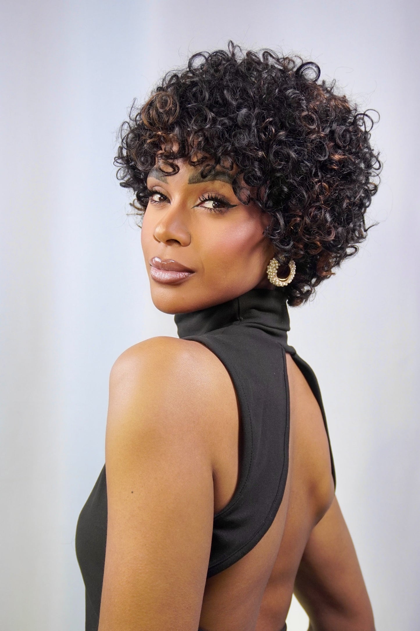 Wig Humana Luana cor 1B/30