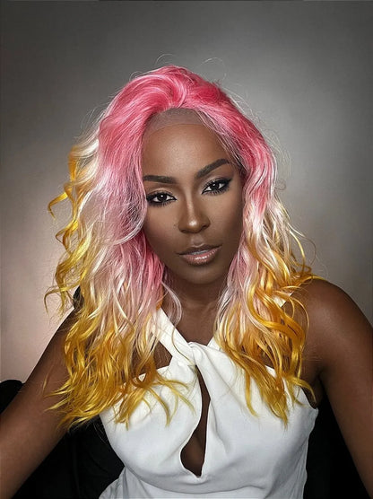 Lace front Importada EUA - Pink Lemonade
