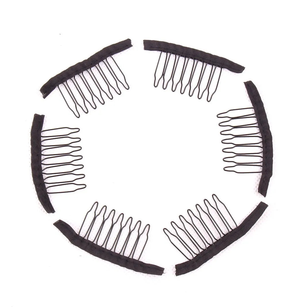 Pente 6 Dentes Para Touca De Confecção De Peruca Fronte Lace