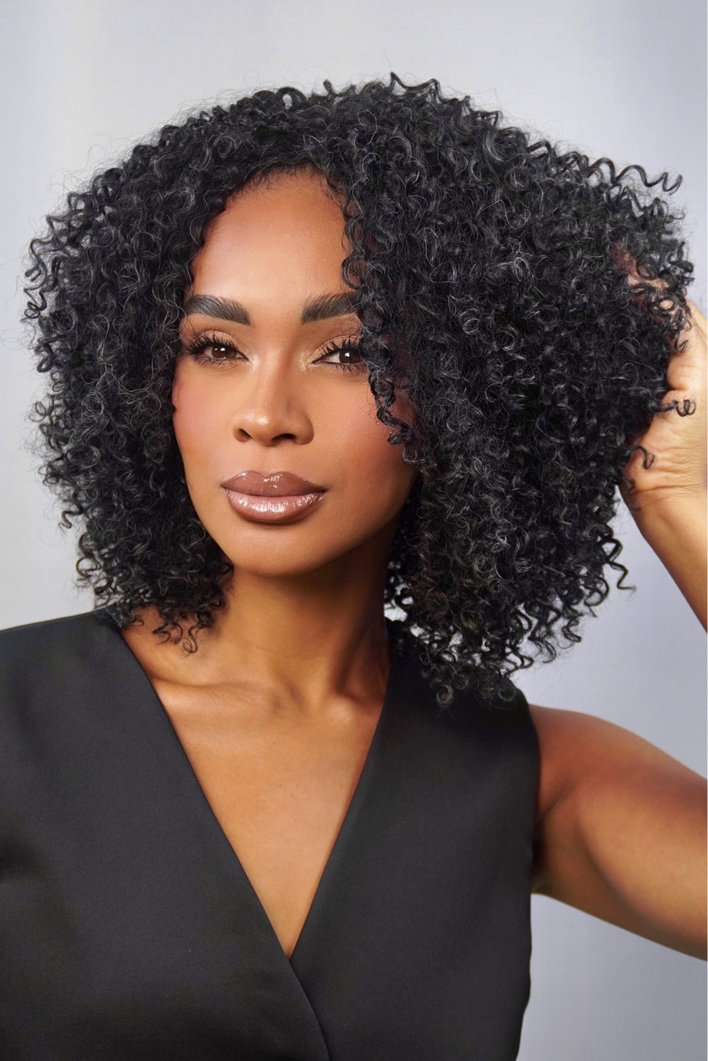 Wig Bio Fibra Nimiane cor 280 - Grisalha