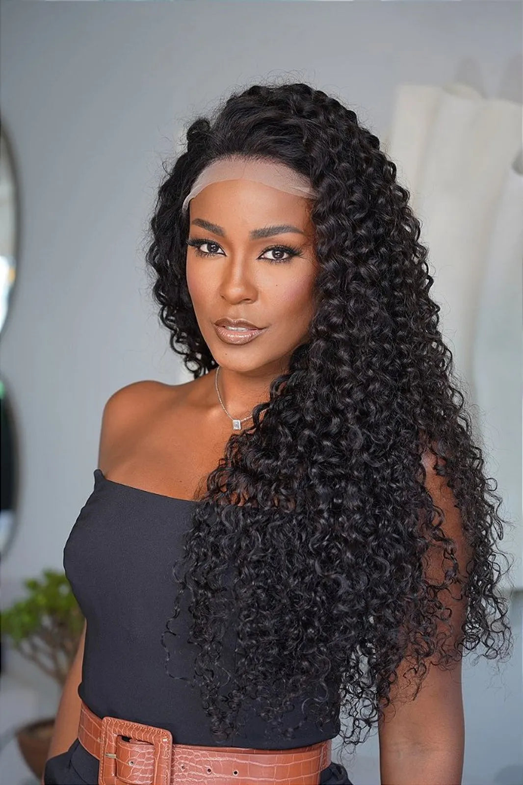 Cabello Humano HD con Raya Libre - Balida 30''