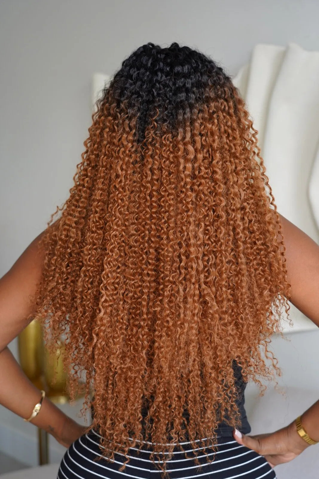 Lace front Bio Curly cor TT1B/C30
