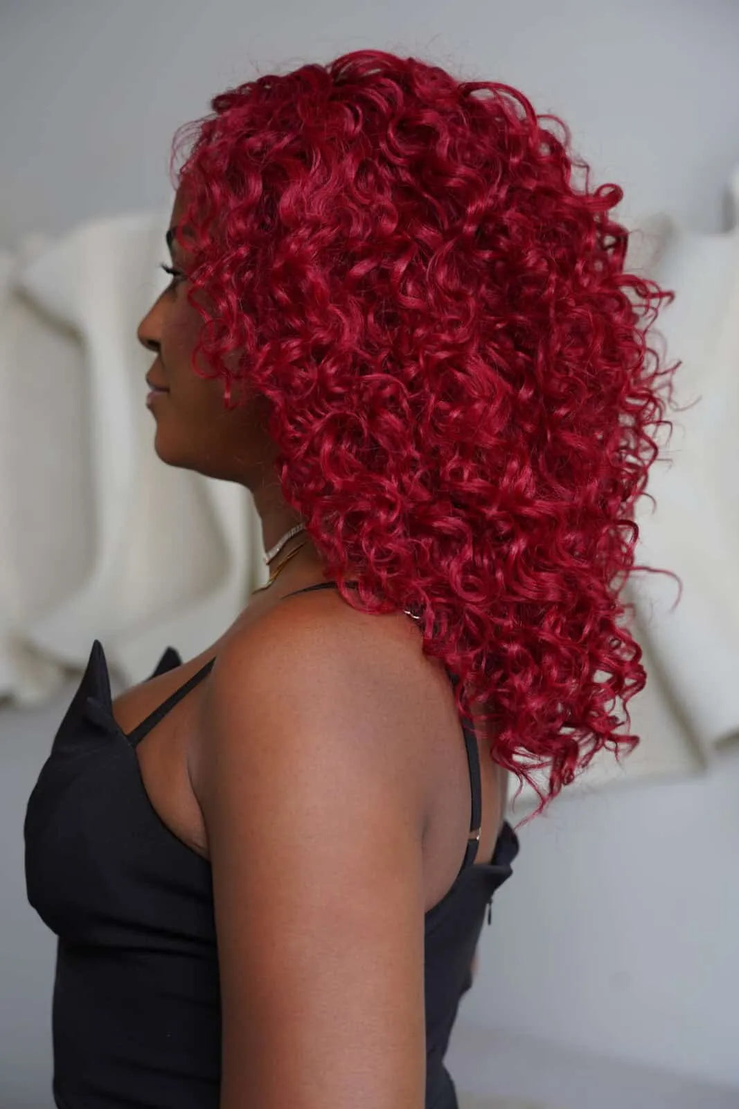 Lace Front Sella cor Dark Red