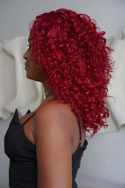 Lace Front Sella cor Dark Red