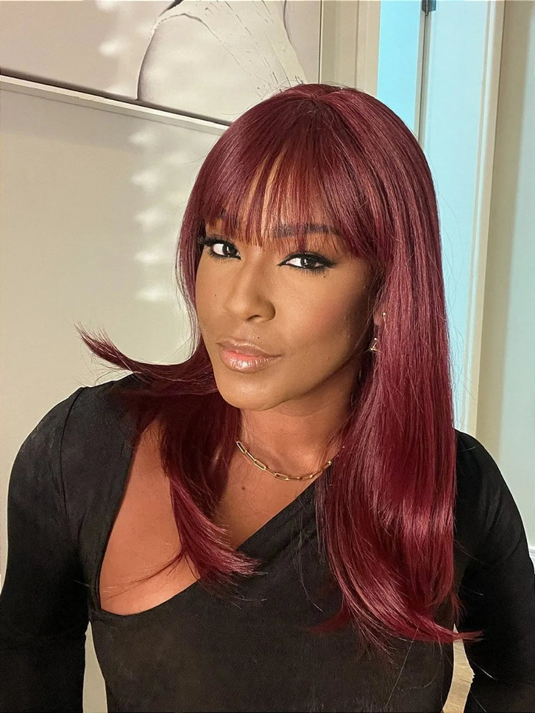Wig Isa cor REDWINE