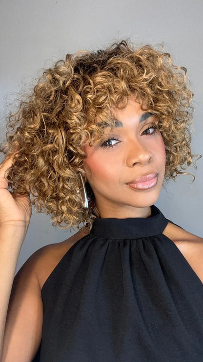 Wig Humana Amanda Cor T1B/4/27