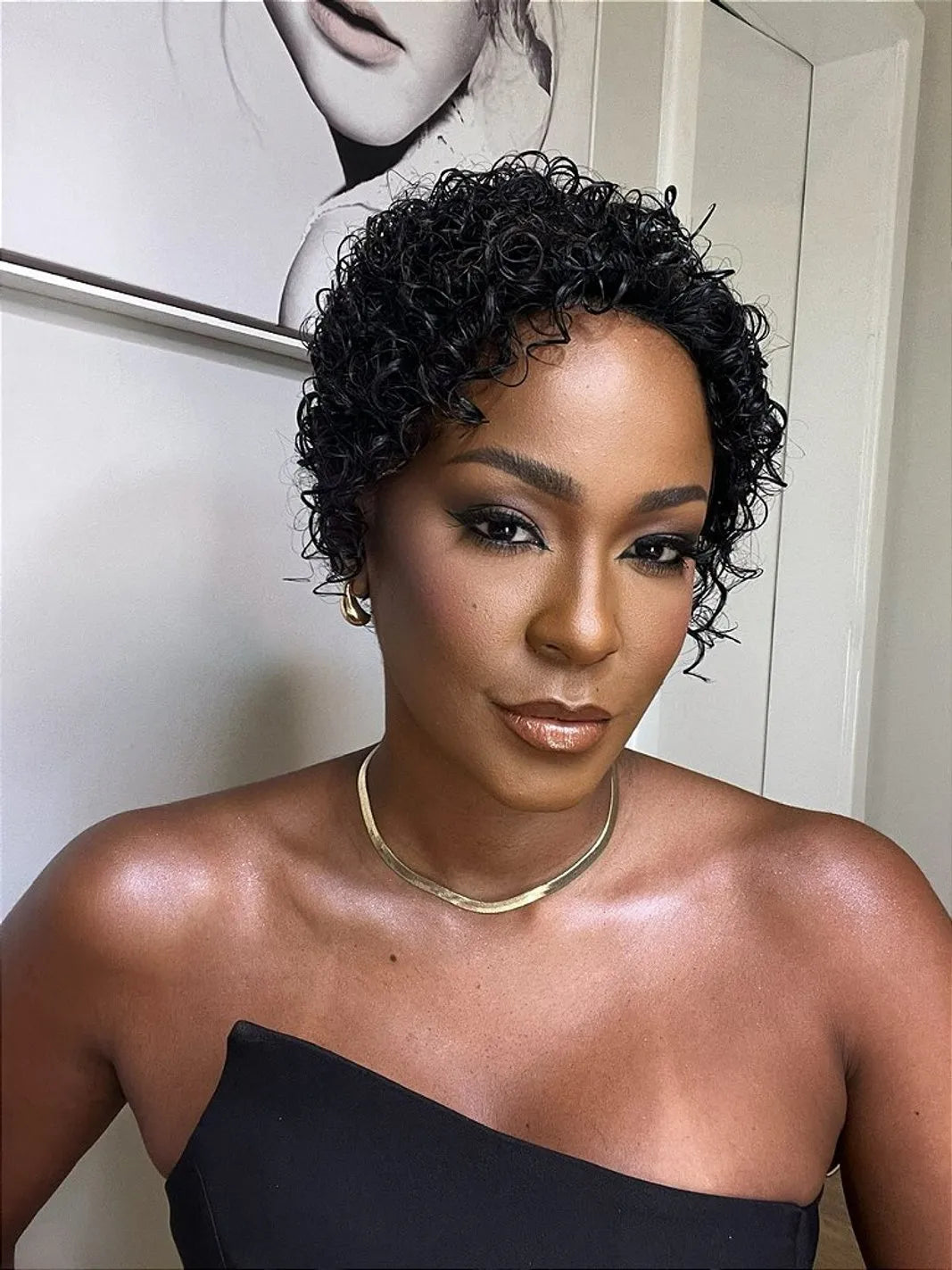 Lace Wig Humana Iara cor 1b/30