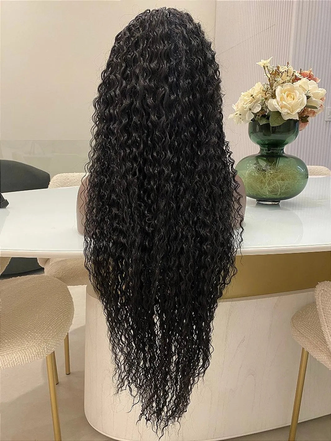 Lace front Super Curl cor 1b