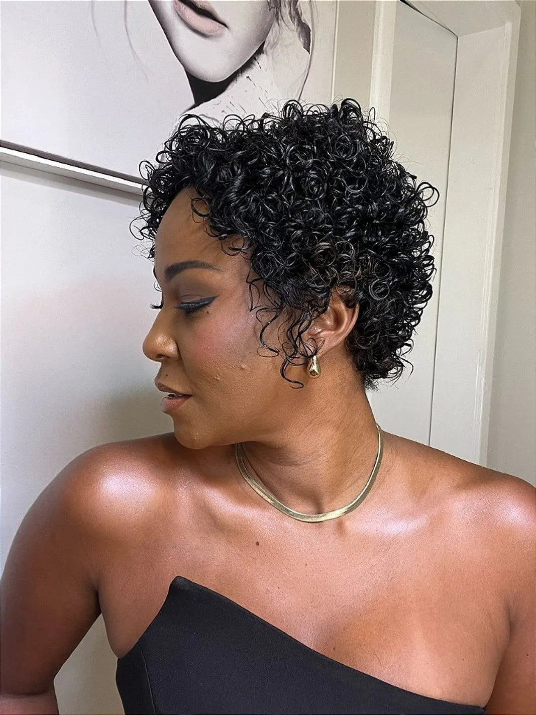 Lace Wig Humana Iara cor 1b/30
