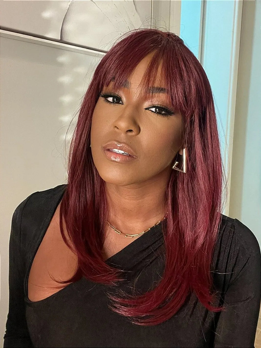 Wig Isa cor REDWINE